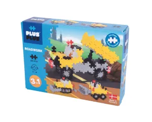 Plus-Plus - Basic - 3 in 1 - Road Work - 220 pcs