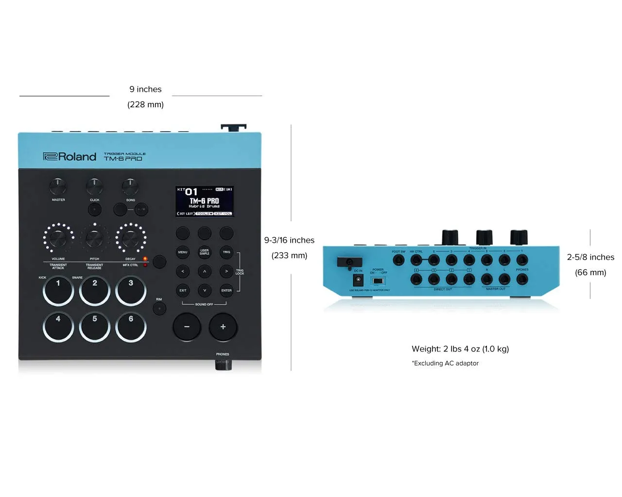 Roland Acoustic Drum Trigger Module (TM-6 PRO)