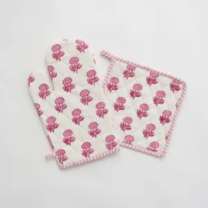 Rosé Oven Mitt Set