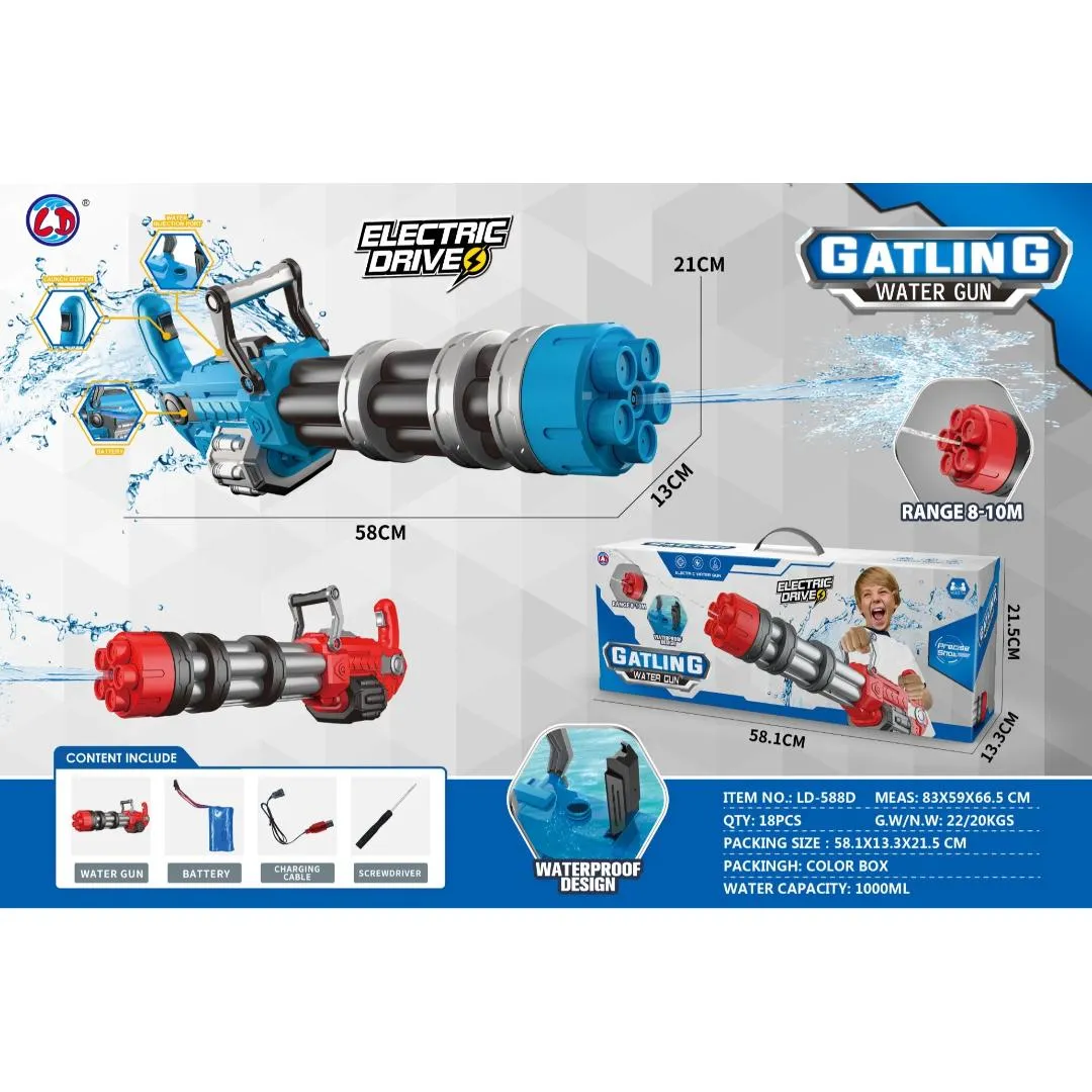 Sam Toys Gatling Electric Water Gun