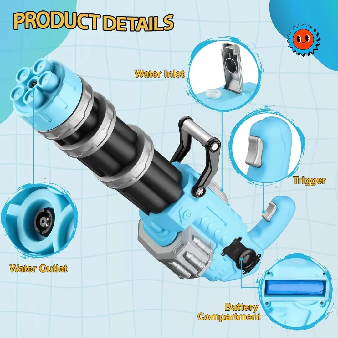 Sam Toys Gatling Electric Water Gun