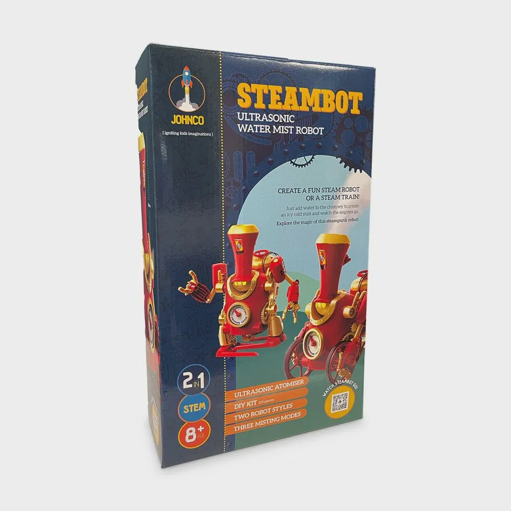 SteamBot 2 in 1 Ultrasonic Water Mist Robot