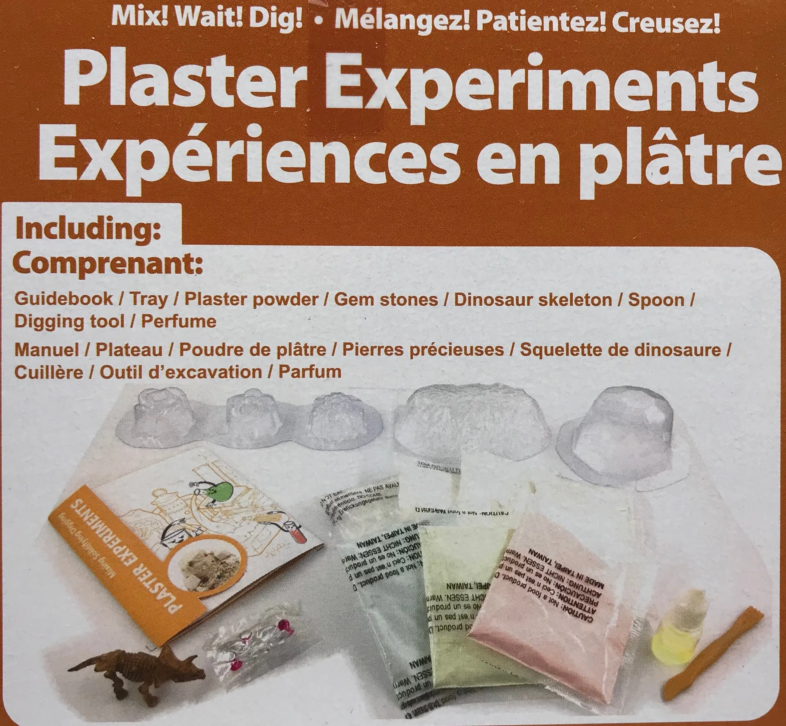 STEM Smart Lab  Toys Kit  - Plaster Experiments