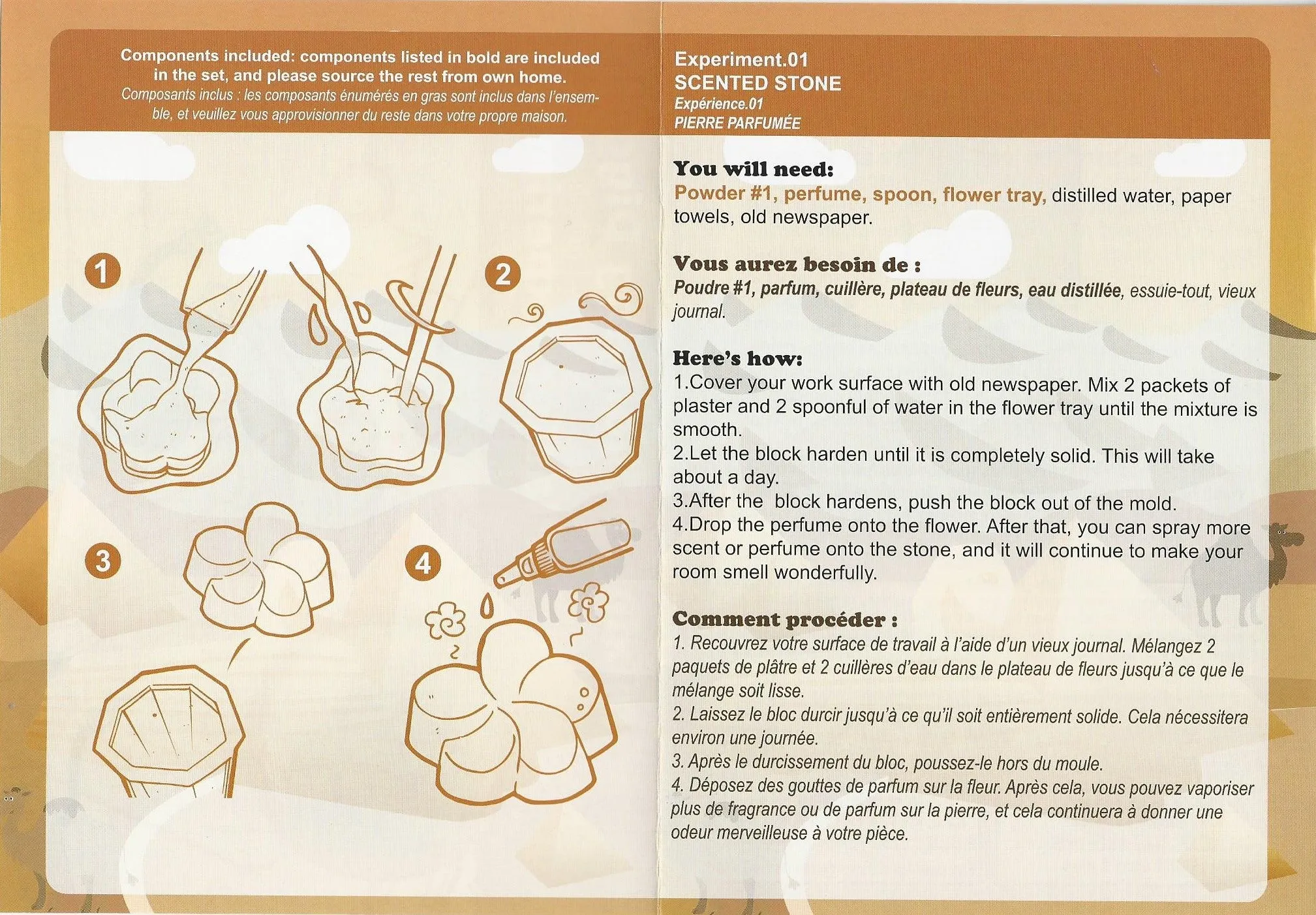 STEM Smart Lab  Toys Kit  - Plaster Experiments