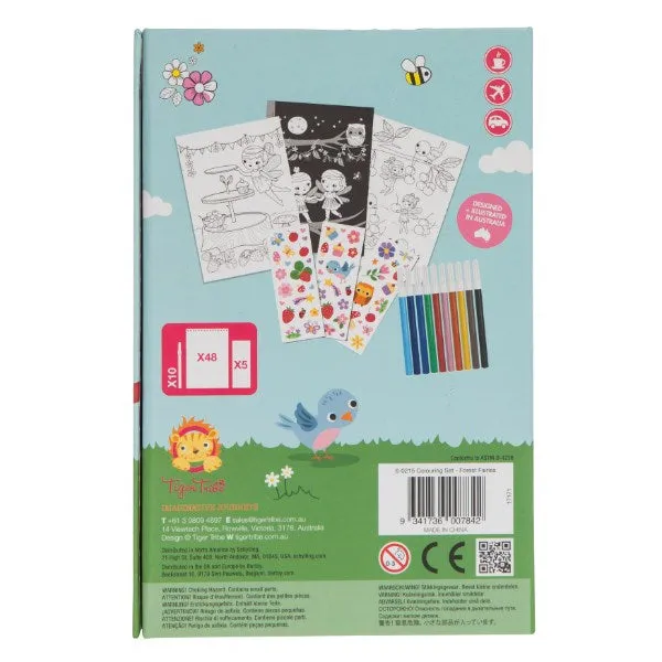 Tiger Tribe TT6-0215 Colouring Set - Forest Fairies