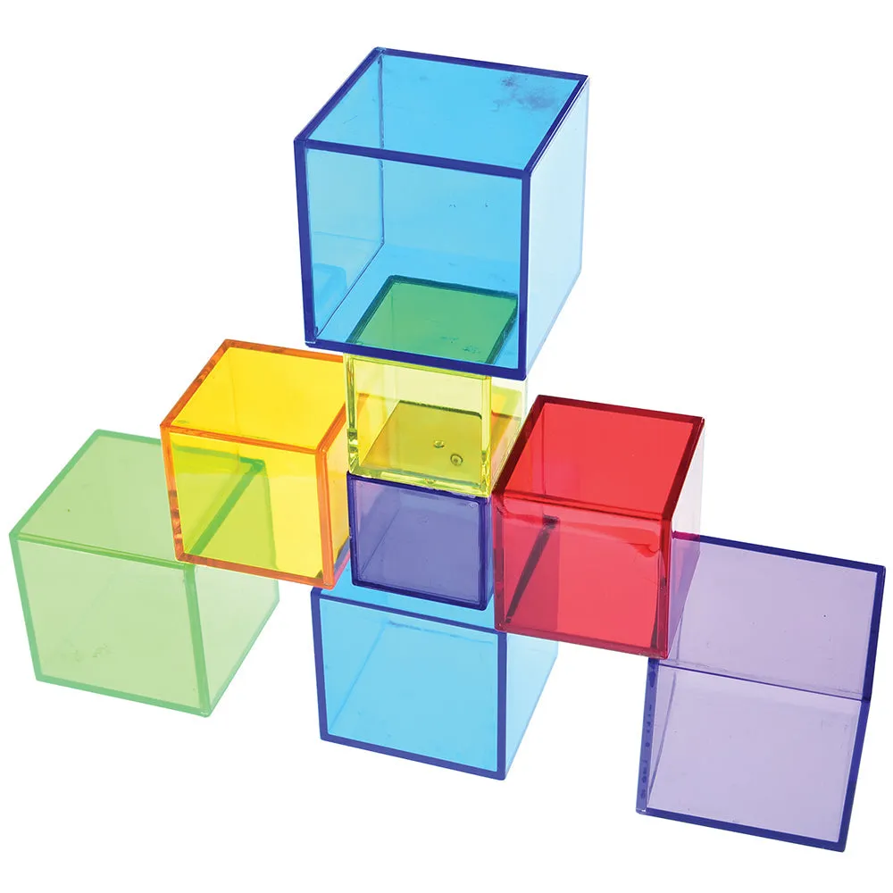 Translucent Cube Blocks 54 pc. Set