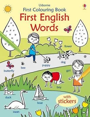 Usborne-First Colouring Book First English Words