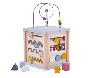 Wooden Activity Cube