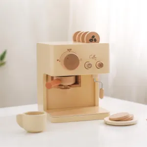 Wooden Coffee Machine Puzzle Toy for Kids | Parent-Child Toys