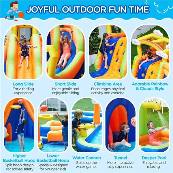 Yaheetech Inflatable Water Slide