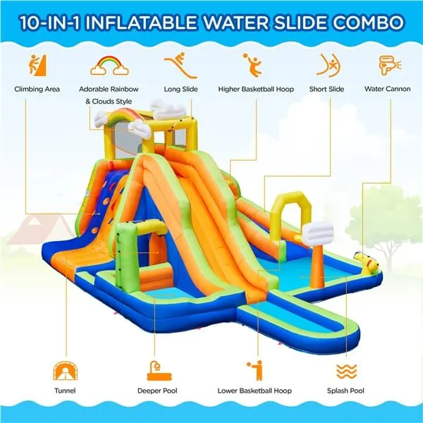 Yaheetech Inflatable Water Slide