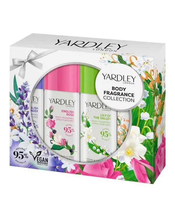 Yardley Classic Floral Body Fragrance Collection Gift Set